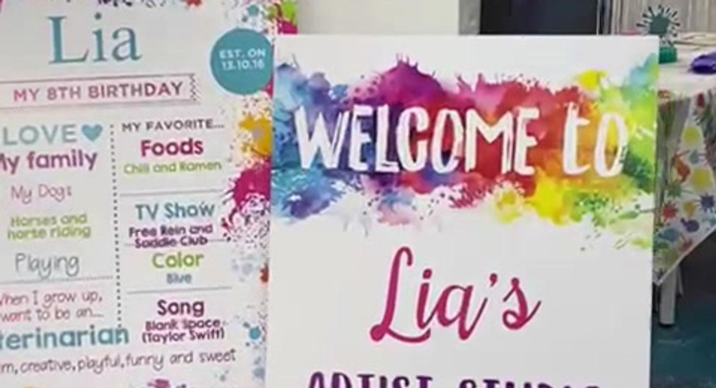 Lia's Arty Party